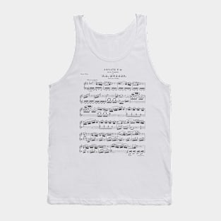 Mozart Music Sonate #10 Tank Top